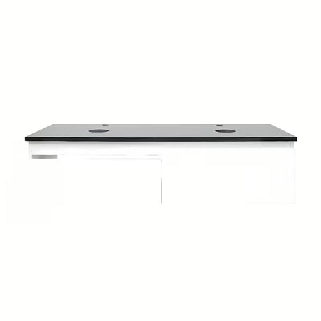 Wisząca szafka łazienkowa SAT B-Way 1 w białym połysku z płytą maskującą 119x45x30 cm