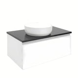 Wisząca szafka łazienkowa SAT B-Way 1 w kolorze białym, z połyskiem, 79x45x30 cm.