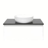 Wisząca szafka łazienkowa SAT B-Way 1 w kolorze białym, z połyskiem, 79x45x30 cm.