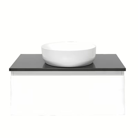 Wisząca szafka łazienkowa SAT B-Way 1 w kolorze białym, z połyskiem, 79x45x30 cm.