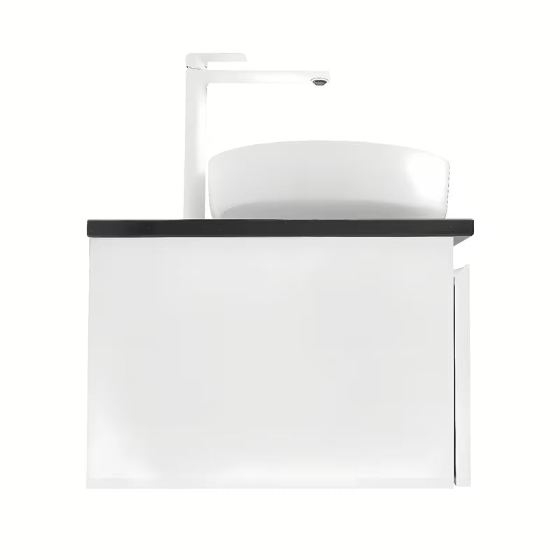 Wisząca szafka łazienkowa SAT B-Way 119x45x30 cm w białym połysku z płytą maskującą
