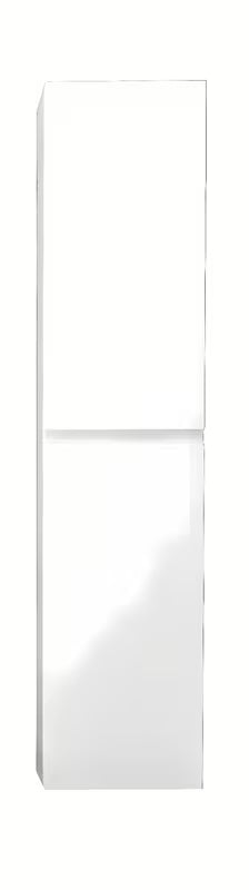 Wysoka wisząca szafka łazienkowa SAT B-Way 30x133x35 cm w białym połysku.