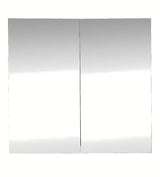 Biała szafka lustrzana SAT B-Way 80 x 75 cm do łazienki z możliwością otwierania na lewą i prawą stronę.
