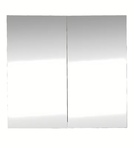 Biała szafka lustrzana SAT B-Way 80 x 75 cm do łazienki z możliwością otwierania na lewą i prawą stronę.