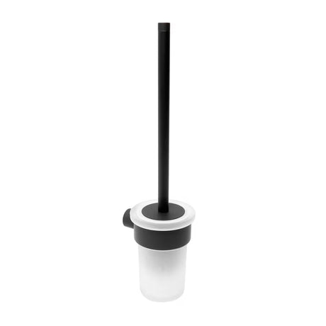 Ścienna SZCZOTKA do Wc SAT B-Way R w matowej czerni o zaokrąglonym, minimalistycznym designie.