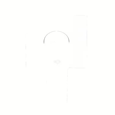 Podtynkowa jednouchwytowa bateria prysznicowa SAT B-Way w matowej bieli o minimalistycznym designie.
