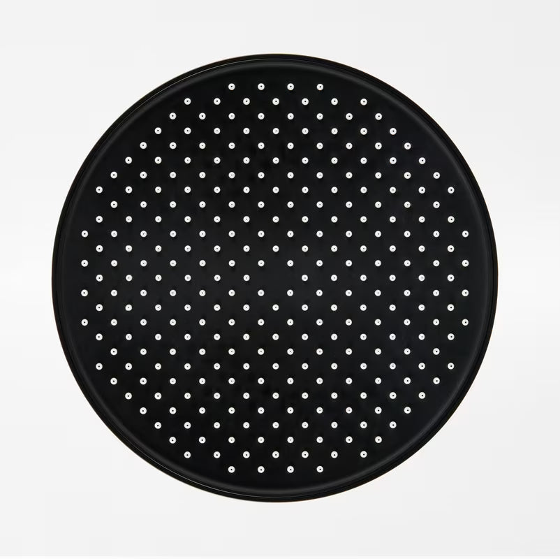 Deszczownica  SAT B-Way w wykończeniu czarny mat, o średnicy 25,4 cm