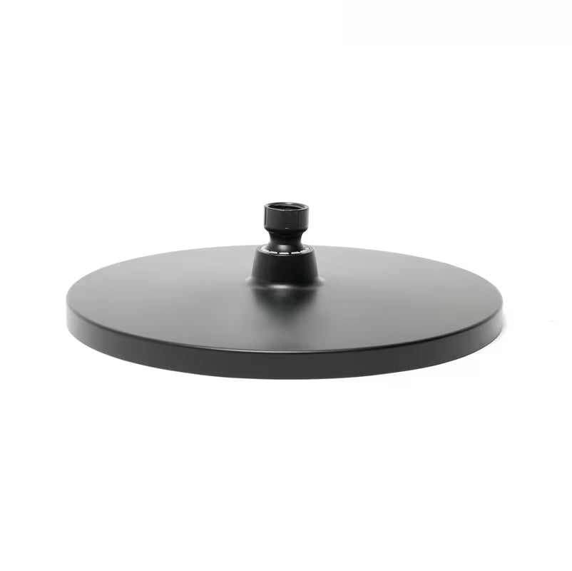 Deszczownica  SAT B-Way w wykończeniu czarny mat, o średnicy 25,4 cm