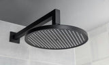 Deszczownica  SAT B-Way w wykończeniu czarny mat, o średnicy 25,4 cm