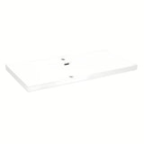 Biała ceramiczna umywalka meblowa SAT B-Way 100,5x46,3 cm z otworem pro baterię pośrodku