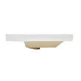 Biała ceramiczna umywalka meblowa SAT B-Way 100,5x46,3 cm z otworem pro baterię pośrodku