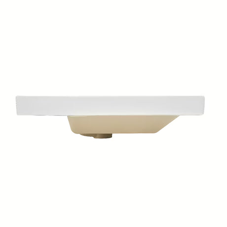 Biała ceramiczna umywalka meblowa SAT B-Way 100,5x46,3 cm z otworem pro baterię pośrodku