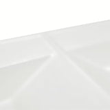 Meblowe umywalka podwójna SAT B-Way 121x46 cm w matowej bieli, z dwoma otworami pro baterię