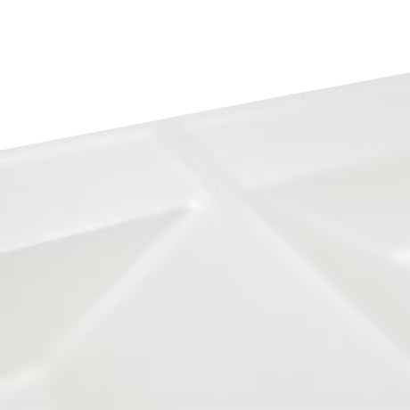 Meblowe umywalka podwójna SAT B-Way 121x46 cm w matowej bieli, z dwoma otworami pro baterię