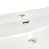 Meblowe umywalka podwójna SAT B-Way 121x46 cm w matowej bieli, z dwoma otworami pro baterię