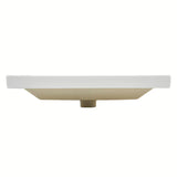 Meblowe ceramiczna umywalka SAT B-Way 60,5x46,5 cm w matowej bieli, z otworem pro na baterię pośrodku
