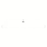 Biała ceramiczna umywalka meblowa SAT B-Way s z przelewem i otworem pro na baterię pośrodku