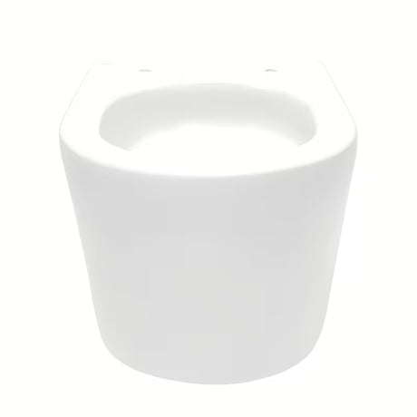 Miska WC Wisząca SAT Brevis w białym kolorze z deską soft Close i z ukrytym mocowaniem.