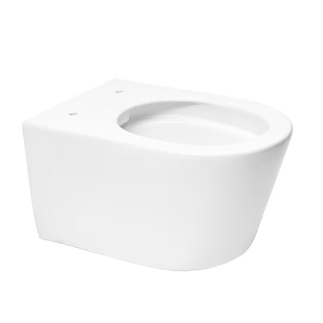 Biała miska WC wisząca SAT Brevis z ukrytym mocowaniem i deską z soft Close