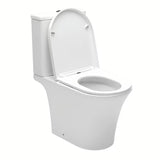 Biała wolnostojący  KOMPAKT wc SAT Brevis ze zbiornikiem, deską soft Close i dwudzielnym spłukiwaniem