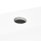 Białe ceramiczne mała umywalka SAT Brevis 43x30 cm bez przelewu z otworem pro na baterię