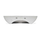 Biała wiszące ceramiczna umywalka SAT Brevis 50x38,5 cm bez przelewu z otworem pro na baterię.