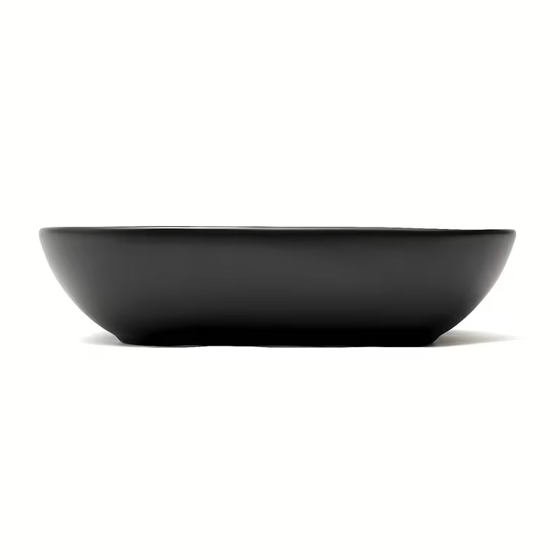 SAT Brevis wiszące ceramiczna umywalka 50 x 38,5 cm w kolorze czarny mat