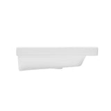 Biała wiszące umywalka ceramiczna SAT Brevis 60x45 cm z przelewem i otworem pro na baterię