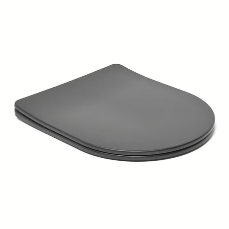Czarne DESKA sedesowa SAT Brevis z soft Close i EasyLock pro łatwe zdejmowanie