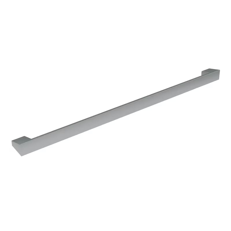 Chromowany uchwyt SAT Cube o minimalistycznym designie pro meble łazienkowe