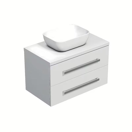 Chromowany uchwyt SAT Cube o minimalistycznym designie pro meble łazienkowe