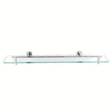 Ścienna półka SAT Cube Way w wykończeniu chrome pro do odkładania akcesoriów higienicznych w łazience.