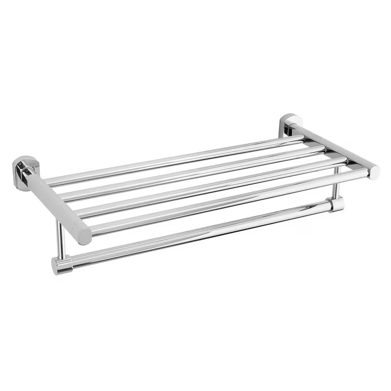Ścienna półka SAT Cube Way w wykończeniu chrome do łazienki
