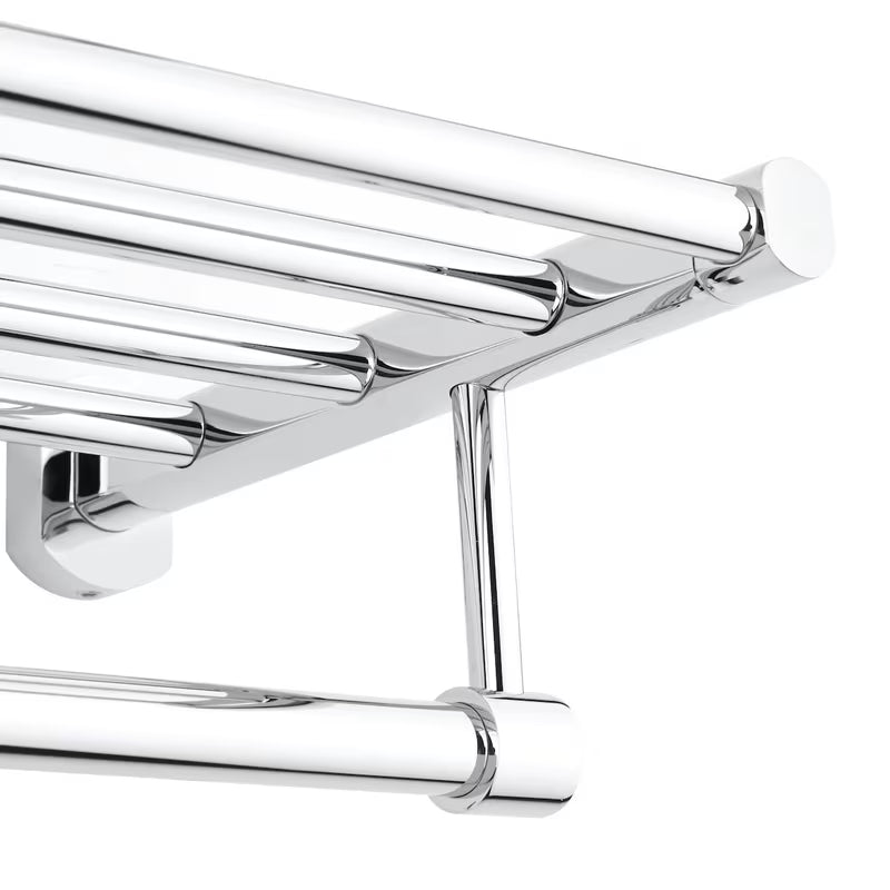 Ścienna półka SAT Cube Way w wykończeniu chrome do łazienki