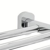 Ścienna półka SAT Cube Way w wykończeniu chrome do łazienki