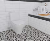 Ścienna SZCZOTKA do Wc SAT Cube Way w wykończeniu chrom z zaokrąglonym designem pro do nowoczesnej łazienki.