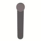 Wysoka bateria umywalkowa SAT Dark w wykończeniu PVD Gun Metal z dźwignią bez odpływu.