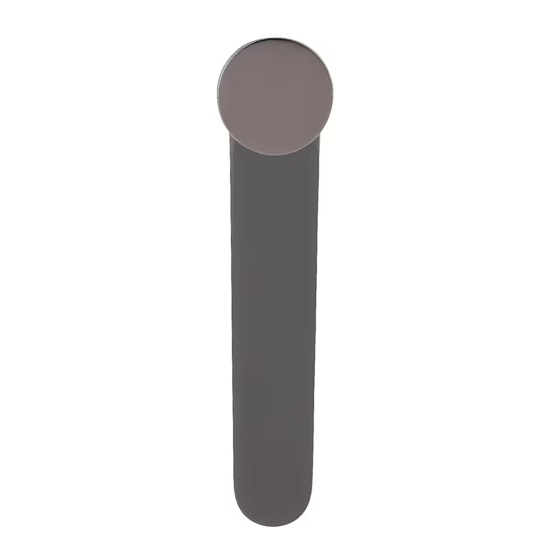 Wysoka bateria umywalkowa SAT Dark w wykończeniu PVD Gun Metal z dźwignią bez odpływu.