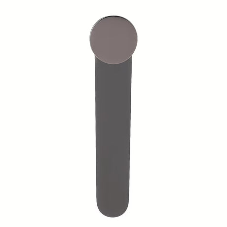 Wysoka bateria umywalkowa SAT Dark w wykończeniu PVD Gun Metal z dźwignią bez odpływu.