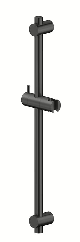 Drążek prysznicowy SAT Dark w wykończeniu PVD gun metal, długość 58 cm i średnica 22 mm.