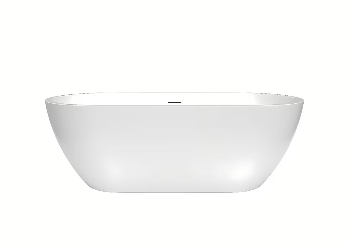 Wolnostojący  wanna akrylowa SAT Dua 170x75 cm, odpowiednia przyścienny  również do ustawienia w przestrzeni