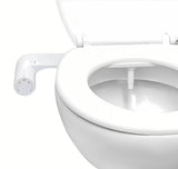 Biała nakładka bidetowa SAT Easybidet pro do montażu pod DESKA sedesowa bez podłączenia do prądu.