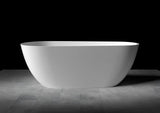 Wanna wolnostojąca  SAT Elysia z lanego marmuru z możliwością montażu w wersji lewej lub prawej, wymiar 1700x700 mm.