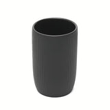 Ceramiczna łazienkowa pojemnik SAT Evolution w matowej czerni na drobiazgi