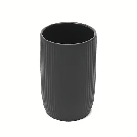 Ceramiczna łazienkowa pojemnik SAT Evolution w matowej czerni na drobiazgi