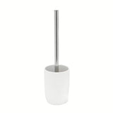 Biała ceramiczna SZCZOTKA do Wc SAT Evolution w wersji wolnostojącej pro nowoczesnej łazienki.