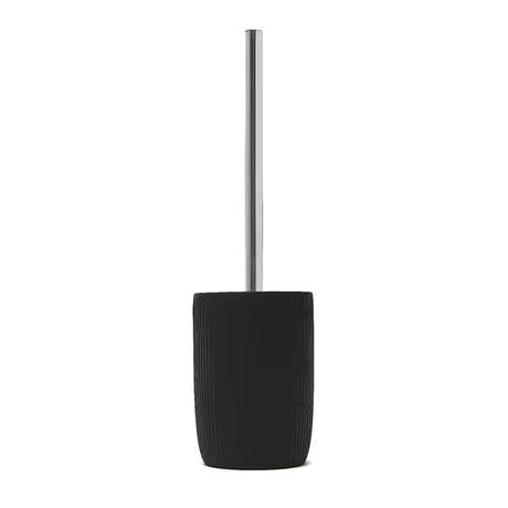 Czarna ceramiczna wolnostojący  SZCZOTKA do Wc SAT Evolution do nowoczesnej łazienki.