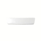Biała ceramiczna mydelniczka SAT Evolution s o zaokrąglonym designie, wolnostojący  wykonanie.