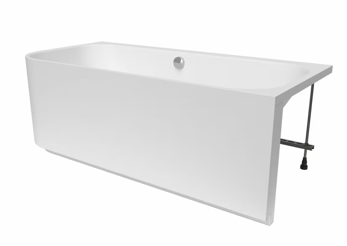 Wolnostojący  wanna akrylowa SAT Evolution narożny  w wersji prawej 170x80 cm