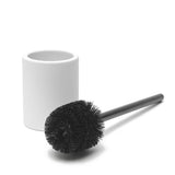 Biała ceramiczna SZCZOTKA do Wc SAT Feel w wersji wolnostojącej